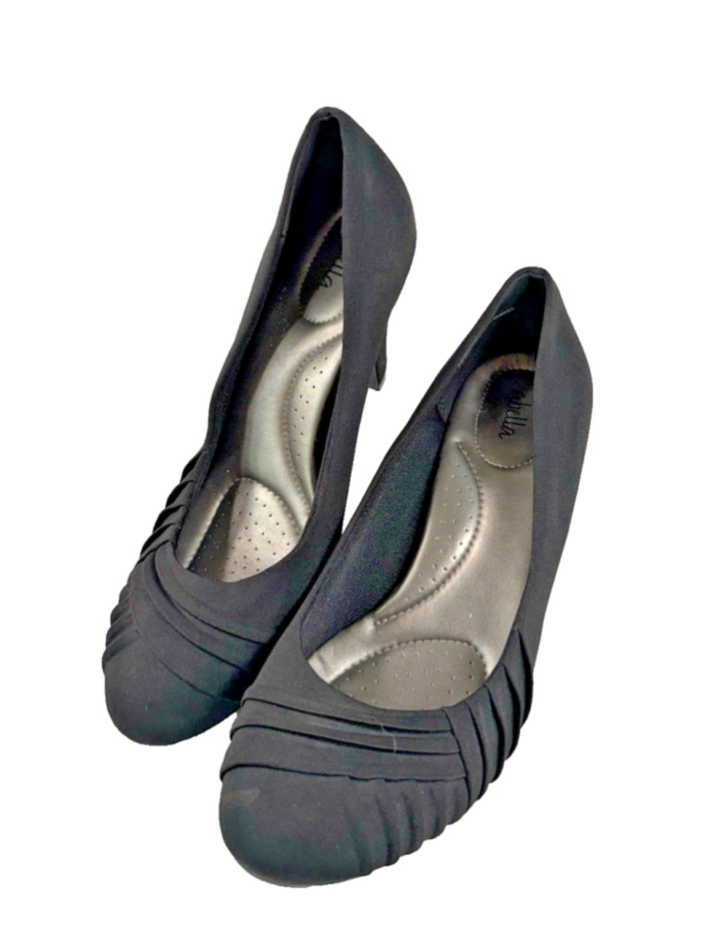 Amelia Grace Size 9 Black Larissa Heels